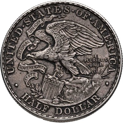 купить США 50 центов (1/2 доллара, half dollar) 1918 "100 лет штату Иллинойс"