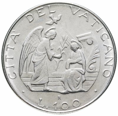 купить Ватикан 100 лир 1987