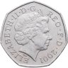 Купить Великобритания 50 пенсов (pence) 2001