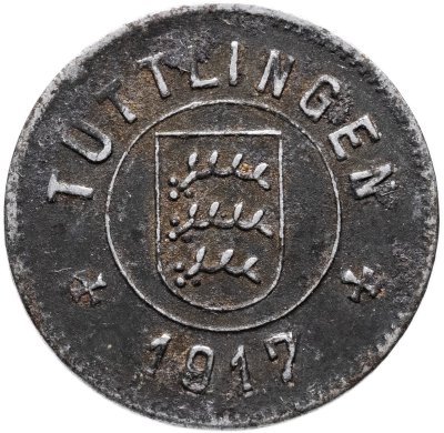 купить Германия "Тутлинген" 5 пфеннигов 1917 нотгельд