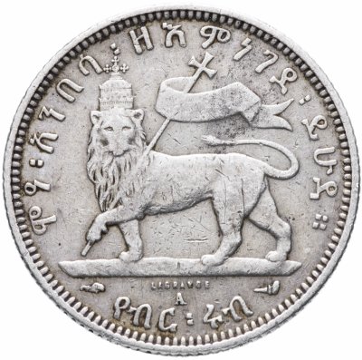 Купить Эфиопия 1/4 быра (birr) 1903