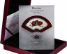 Купить Острова Кука 5 долларов 2008  "Пионы - цветы небесной красоты" в футляре на подставке, с сертификатом