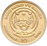 Купить Руанда 10 франков 2016 Соверен