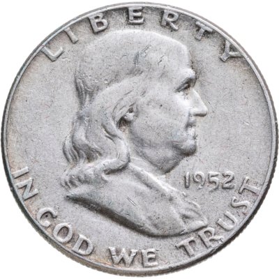 Купить США 50 центов (1/2 доллара, half dollar) 1952 S Джордж Вашингтон Карвер и Букер Талиафер Вашингтон знак монетного двора: "S" - Сан-Франциско