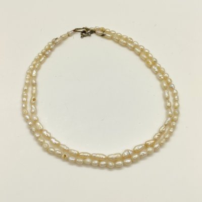 купить Пара винтажных бус из речного жемчуга различной формы, жемчуг, сплав металлов, СССР, 1970-1990 гг.