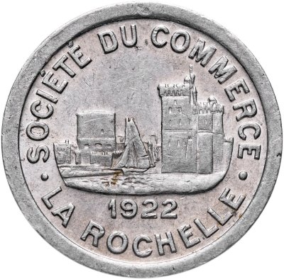 купить Франция "Коммуна Ла-Рошель" 10 сантимов 1922 нотгельд