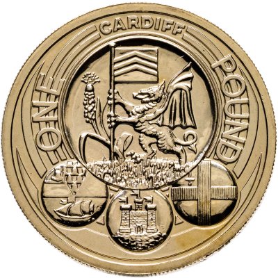 купить Великобритания 1 фунт (pound) 2011 "Столицы регионов - Кардифф "