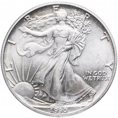 купить США 1 доллар 1990 "Шагающая свобода"