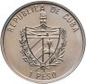 Купить Куба 1 песо (peso) 1996 "Карибская фауна - Вака Индиго"