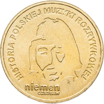 купить Польша 2 злотых 2009 "История польской музыки - Чеслав Немен"