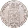 Купить Австрия 6 крейцеров (kreuzer) 1849, знак монетного двора "A" - Вена