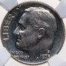 Купить США 1 дайм (10 центов, one dime) 1975 S "Roosevelt Dime" в слабе DNC PF66