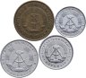 Купить Германия (ГДР), набор из 4х монет 1963-1990 годов
