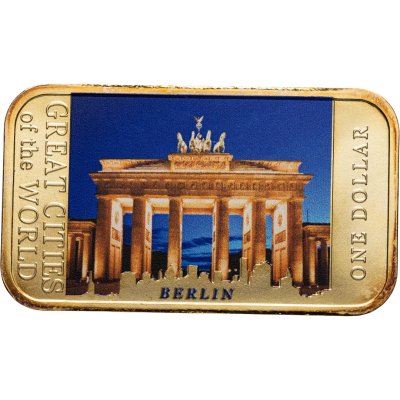 купить Фиджи 1 доллар (dollar) 2015 "Великие города мира - Берлин"