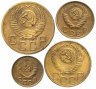 Купить Набор монет 1952 года 1-5 копеек (4 монеты)