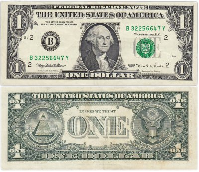 купить США 1 доллар 1995 B-Нью Йорк