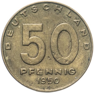 купить Германия (ГДР) 50 пфеннигов 1950