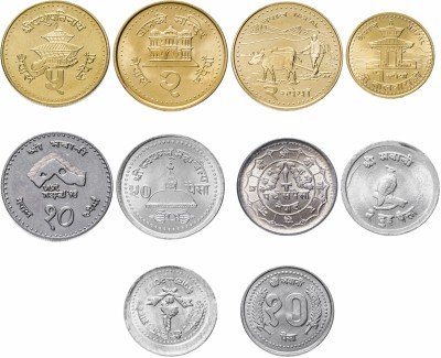 Купить Набор монет Непал 1991-2013 (10 штук)
