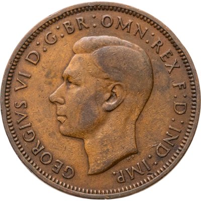 купить Великобритания 1/2 пенни (penny) 1941
