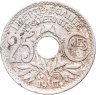 Купить Франция 25 сантимов (centimes) 1917  Без подчеркивания под "MES"