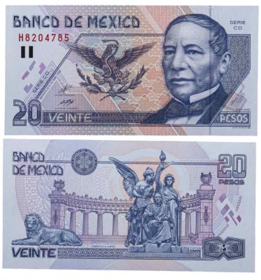 купить Мексика 20 песо 1999