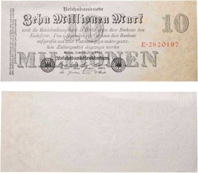 купить Германия 10000000 (10 миллионов) марок 1923 Веймарская республика