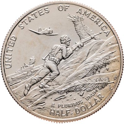 купить США 50 центов (1/2 доллара, half dollar) 1995 P "50 лет победы во Второй Мировой войне"