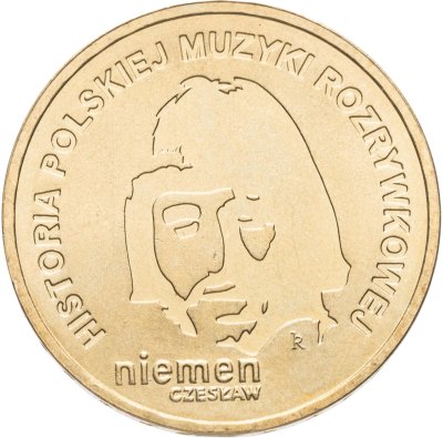 купить Польша 2 злотых (zlote) 2009 История польской музыки - Чеслав Немен