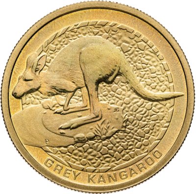 купить Австралия 1 доллар 2008 «Коренные австралийские животные - серый кенгуру» в коинкарте