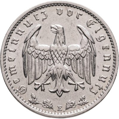 купить Германия (Третий рейх) 1 рейхсмарка (reichsmark) 1934