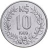 Купить Уругвай 10 новых песо (nuevos pesos) 1989