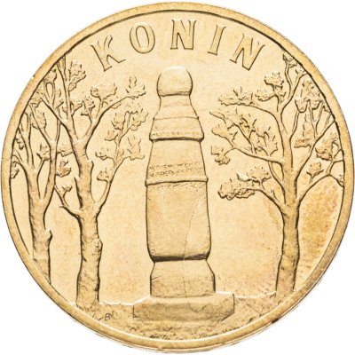 купить Польша 2 злотых 2008 "Древние города Польши - Конин"