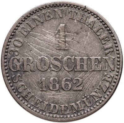 купить Ганновер 1 грош 1862