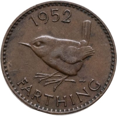 купить Великобритания 1 фартинг 1952