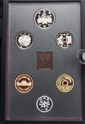 Купить Япония набор монет 1990 Proof (6 монет)