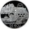 Купить Австрия 25 экю (ecu) 1997 "200 лет со дня рождения Франца Шуберта"
