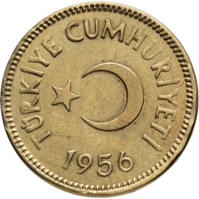 купить Турция 25 курушей (kurus) 1956