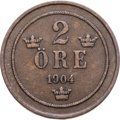 купить Швеция 2 эре (ore) 1904