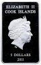 Купить Острова Кука 5 долларов 2011 "Рождество", в футляре