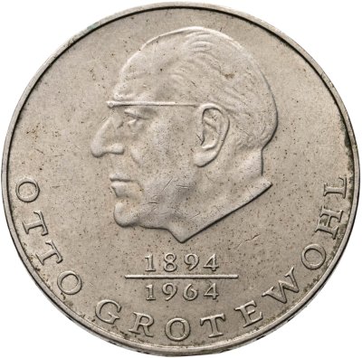 купить Германия (ГДР) 20 марок (mark) 1973 Отто Гротеволь