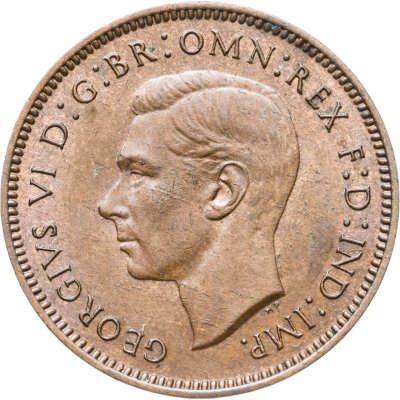 купить Великобритания 1 фартинг (farthing) 1947