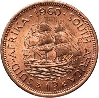 купить ЮАР 1 пенни (penny) 1960