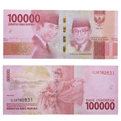 купить Индонезия 100000 рупий 2016 (2019) "Архипелаг Раджа Ампат (Новая Гвинея)"