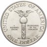 Купить США 1 доллар 1989 "200 лет Конгрессу" в коробке