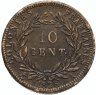 Купить Французские колонии 10 сантимов (centimes) 1828 (Вест-Индия, Мартиника, Гваделупа)
