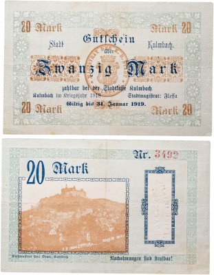 купить Германия 20 марок 1919