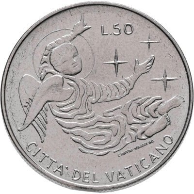 купить Ватикан 50 лир 1969