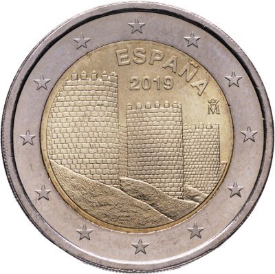 купить Испания 2 евро (euro) 2019 Памятники ЮНЕСКО - Старый город Авила
