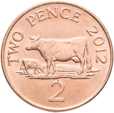 купить Гернси 2 пенса (pence) 2012