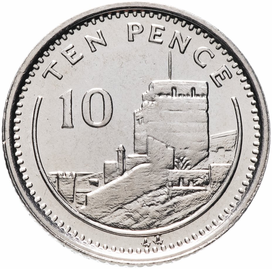 купить Гибралтар 10 пенсов (pence) 1994